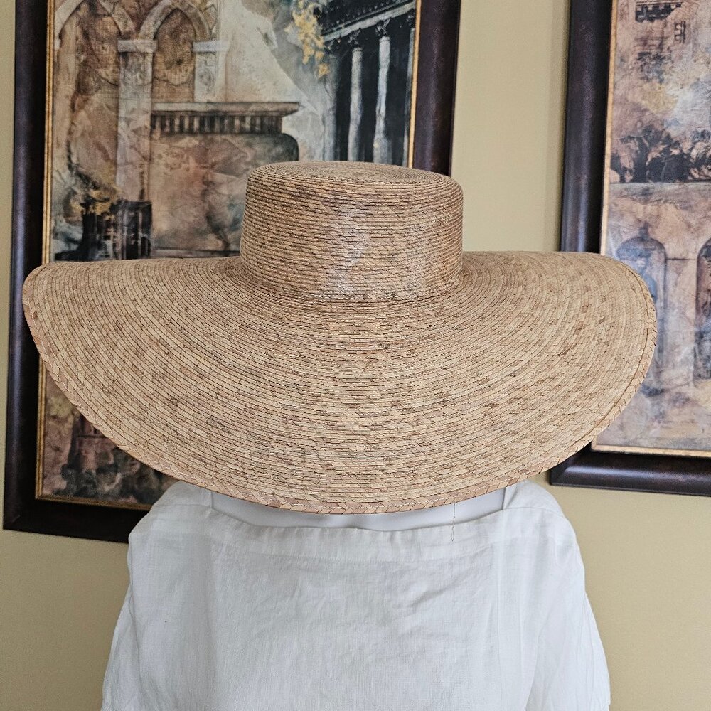 Lack of Color Hat, 100% Palm Leaf. Made in Mexico, Size L/XL, Ultra wide - Picture 12 of 12